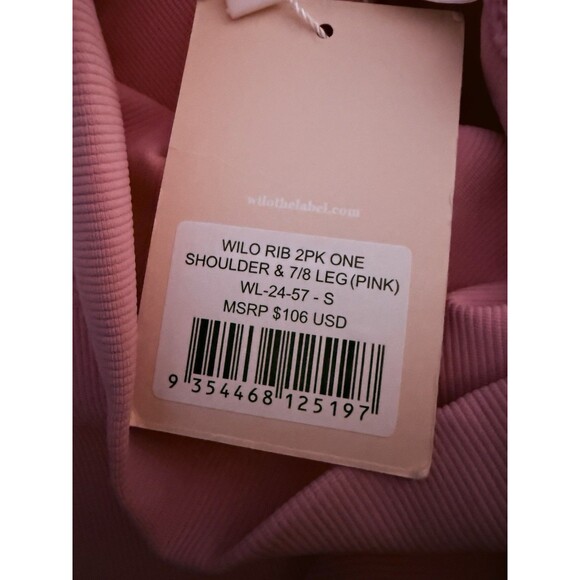 Women’s S- Wilo The Label Bubblegum Pink 7/8 Leggings NWT - Picture 6 of 6